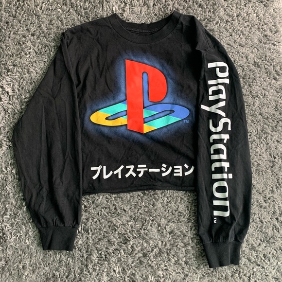 Bodysuit Playstation Shirt Long Sleeve Forever 21 Playstation